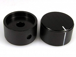 Ручка M26*15 Черная алюминий