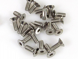 Винт М3.0х8 шестигранник конус нержавейка