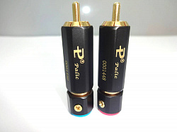 RCA Palic  штекер, пара (красный/синий), ТЮЛЬПАН, Китай