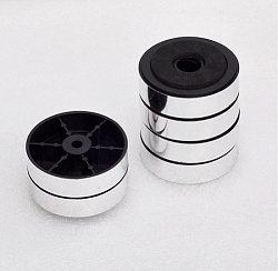 Ножка пластик/хром 40*11