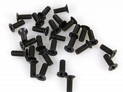 Винт М3.0х8 конус черный