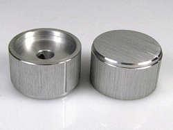 Ручка M26*15 серебро алюминий