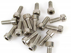 Винт М4.0х8 шестигранник цилиндр нержавейка